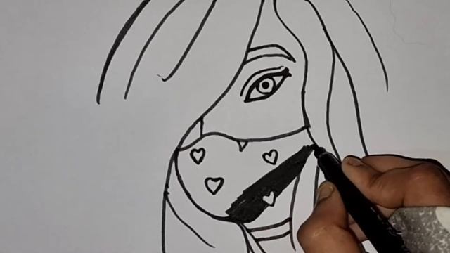 how to draw cute face | yoqimli yuzni qanday chizish mumkin | как нарисовать милое лицо |DFK Jes AR смотреть онлайн