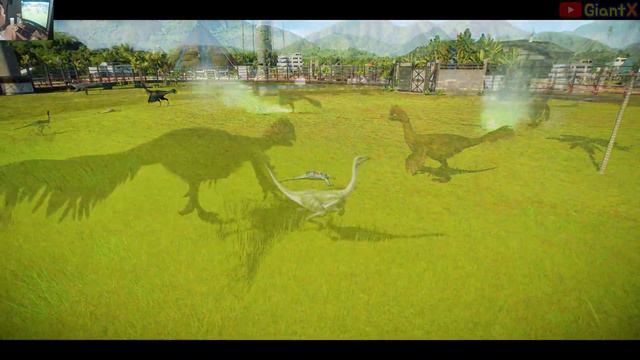 NEW UPDATE GIGANTORAPTOR BRUTAL PREDATOR ALL ANIMATIONS | Jurassic World Evolution 2 смотреть онлайн