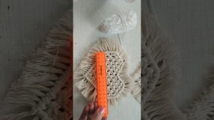 Видео МК Салфетка "Сердце" Какие нити приготовить?  #НиткиДляСалфетки #плетение #макраме #салфетка
