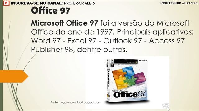 Microsoft Office Aplicativo Software Versões Word Excel Access PowerPoint Tecnologia da Informação смотреть онлайн
