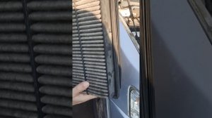 замена воздушного фильтра на Mitsubishi Pajero 4 дизель