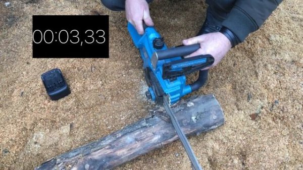 Аккумуляторная цепная пила популярная модель