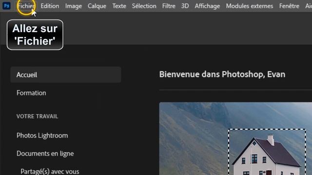 Comment ouvrir Photoshop смотреть онлайн