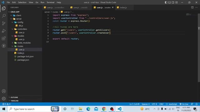 MERN Stack CRUD Application Project For Beginner In Odia 2022 | Part-13 | Get Single User REST API смотреть онлайн