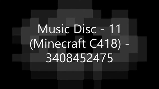 Music Disc - 11 Minecraft Roblox ID - Roblox Music Code смотреть онлайн