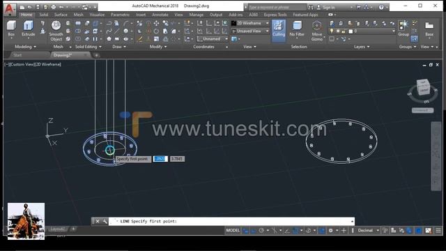 How To Make a 3D Shaft Model in AUTOCAD | Rotavator Shaft | смотреть онлайн