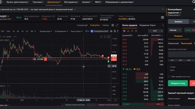 СЕЙЧАС! СИГНАЛЫ ПО АЛЬТАМ И БИТКОИНУ! | ФЬЮЧЕРСЫ | BINANCE | BYBIT смотреть онлайн
