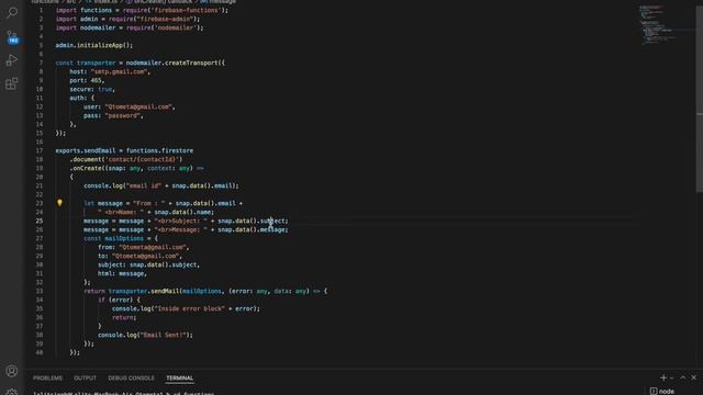Send email through firebase functions #firebase #nodejs #angular #react #pega #Pegadev #pegahelp смотреть онлайн