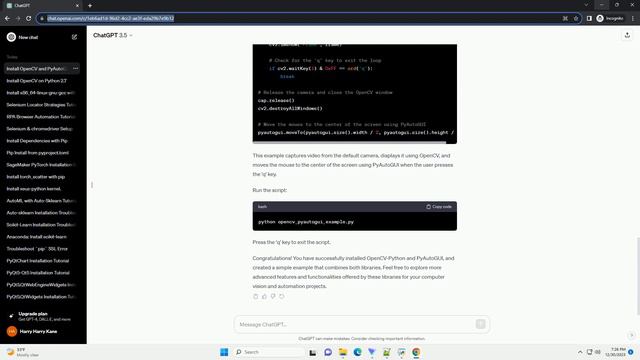 pip install opencv python pyautogui смотреть онлайн