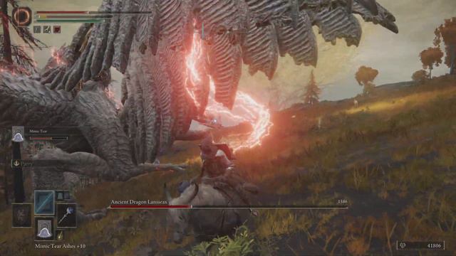 Elden Ring - Ancient Dragon Lansseax Boss Fight смотреть онлайн
