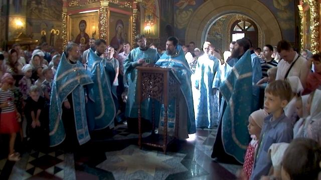 Молебен на начало учебного года.