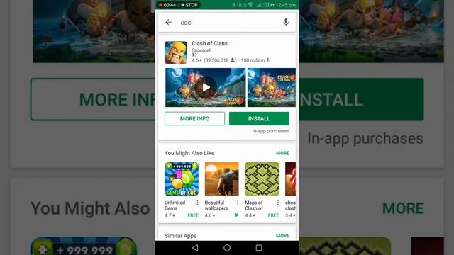 How to set clash of clans or clashroyale wallpaper смотреть онлайн
