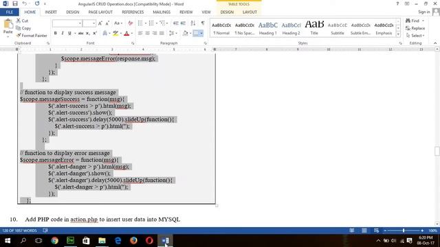 Angularjs CRUD operation using PHP and MySQL -PART 2 смотреть онлайн