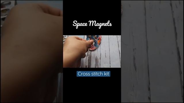 Space Magnets. Cross stitch kit for beginners Review смотреть онлайн