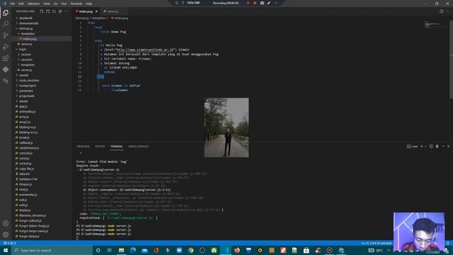 #31.daftar tag dalam pug node.js смотреть онлайн