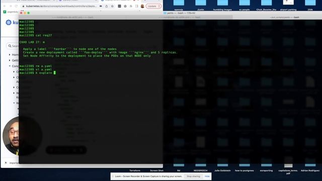 CKAD Lab 55 Kubernetes Certification Use kubectl explain step by step for nodeAffinity Part 1 of 2 смотреть онлайн