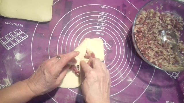 Слоеная Самса с Мясом. Простой и Быстрый Способ Приготовления. смотреть онлайн