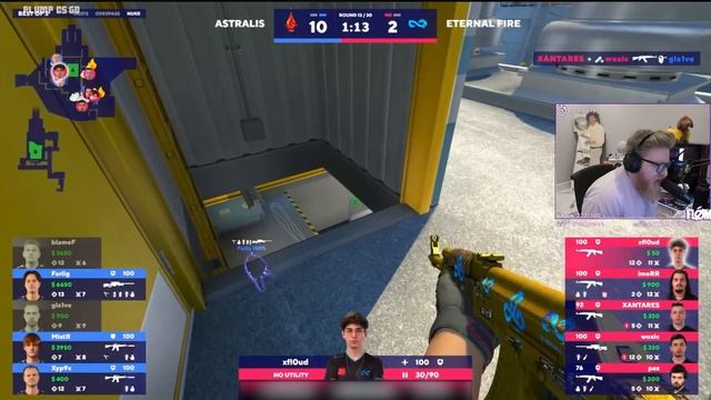 CS GO PROS & CASTERS REACT TO XANTARES UNREAL PLAYS смотреть онлайн