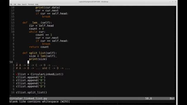 Data Structures in Python: Circular Linked Lists -- Split List смотреть онлайн