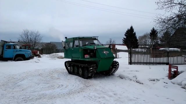 Вездеход ДРУЖОК тормоза для поворота смотреть онлайн