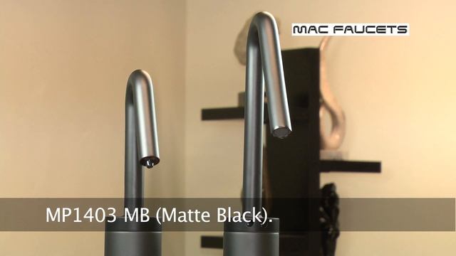 MAC Faucets, LLC. Video 88. MP1403 MB (Matte Black). смотреть онлайн