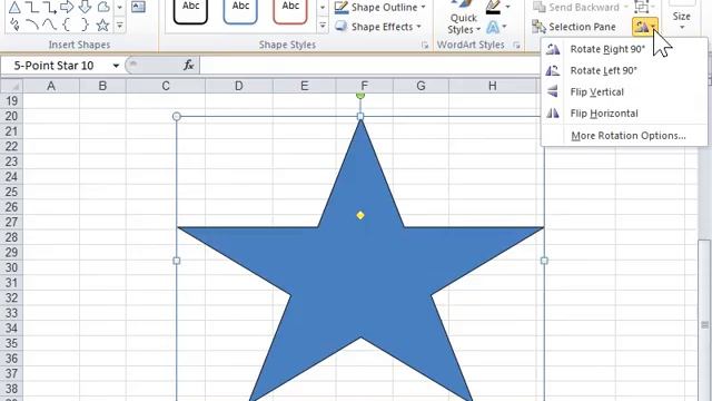 Excel 2010 Flip an Object смотреть онлайн