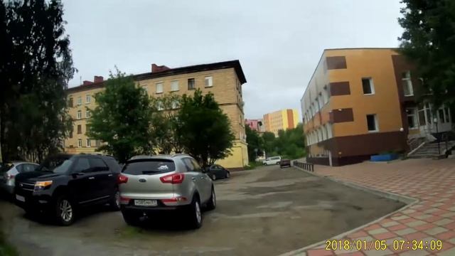 2й тест камеры.Прогулка по городу Североморску и его сопкам. смотреть онлайн