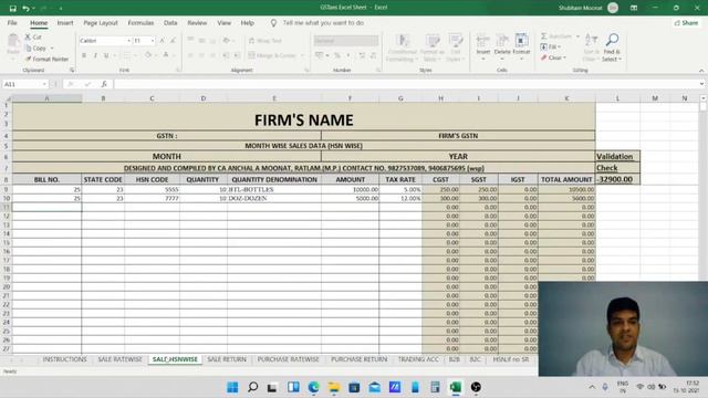 GSTR-1 and GSTR-3B with HSN Summary and B2B.. within 5 Min now Possible...!