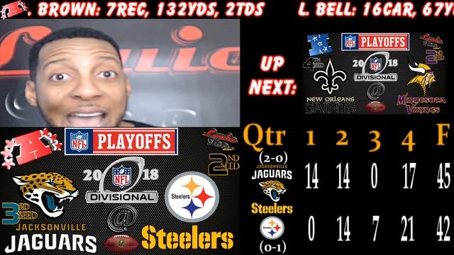 2018 NFL Playoffs | Divisional RD | Jaguars vs. Steelers | Breakdown & React LIVE! ??? ?UPSET? смотреть онлайн