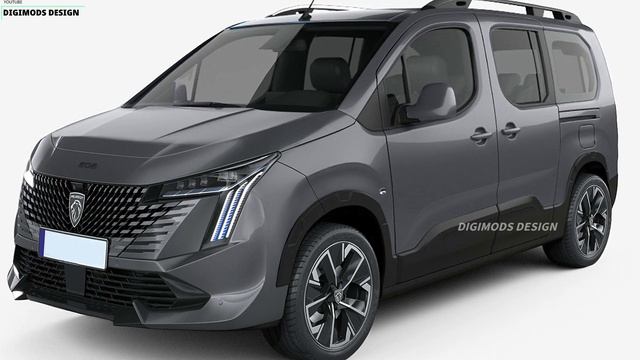 ALL NEW PEUGEOT RIFTER LONG 2025-2026? REDESIGN | Digimods DESIGN |