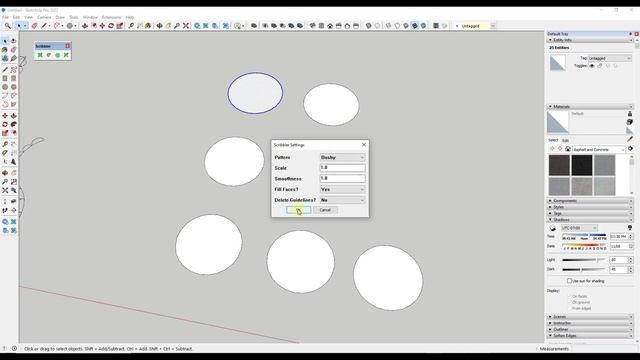 Easy LINE PATTERNS in SketchUp with Scribbler! (Great Landscape Tool!) смотреть онлайн