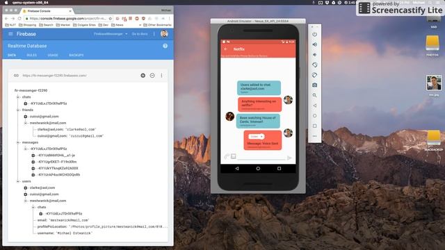 Firebase Messenger App Demo смотреть онлайн