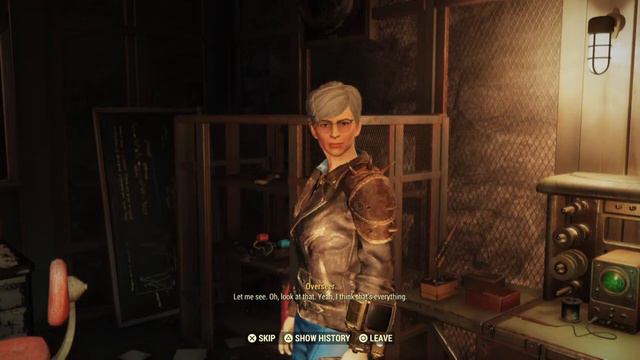 Fallout 76 - Overseer's Mission final dialogue returning the holotapes смотреть онлайн
