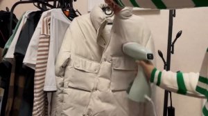 отпарила куртку отпаривателем KitfortКТ-9150. обзор отпаривателя?#kitfortkt #китфорт #отпариватель