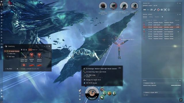 T1 - T2 Electrical Abyss Fit | Caracal Navy Issue | EVE Online смотреть онлайн