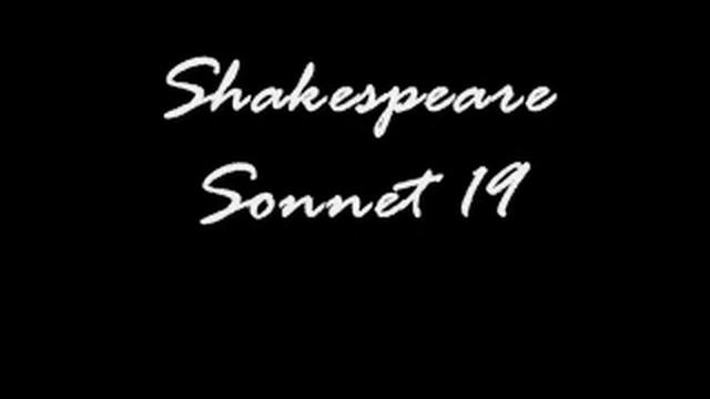 Shakespeare Sonnet 19 by bAmbI смотреть онлайн
