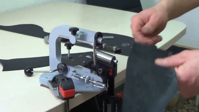 Машинка для спуска края кожи смотреть онлайн