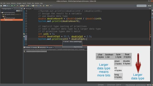 Primitive type casting - Basic Java Fast (5) смотреть онлайн