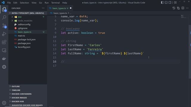 09 - Tipos Básicos no TypeScript смотреть онлайн