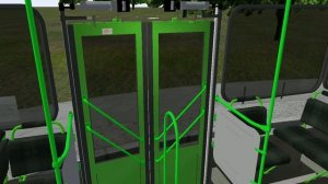 Анимация пневмоприводов дверей