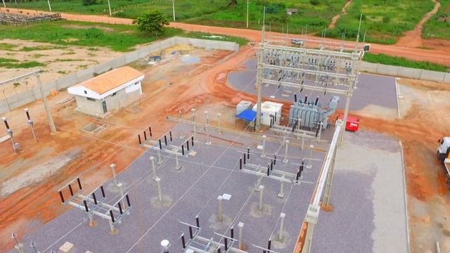 Сьемка подстанции с дрона. Португалия смотреть онлайн