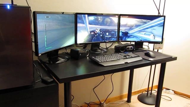 Three display setup Dirt 3 смотреть онлайн