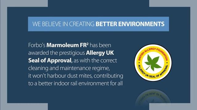 Marmoleum FR2 & Striato FR Linoleum | Forbo Flooring Systems