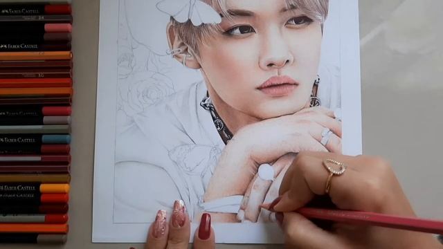 Drawing Minho (Stray Kids)