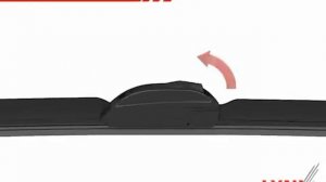 Установка щетки стеклоочистителя, крепление Hook