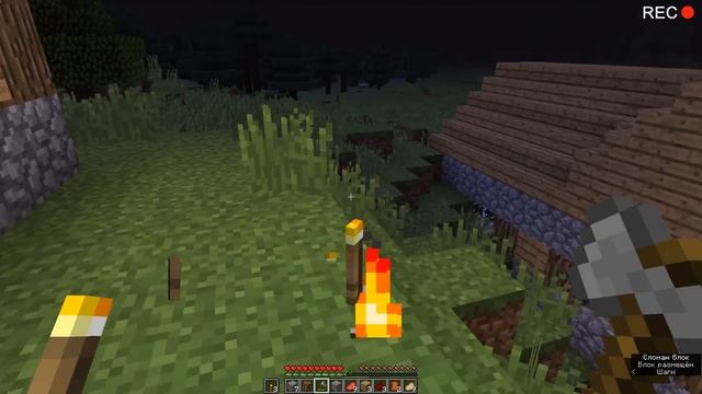 ? В этой жуткой Деревне живет Страшный Житель D Villager в майнкрафт! смотреть онлайн