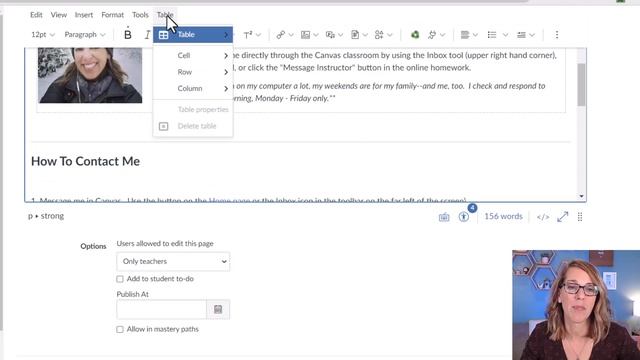 How To Make a Table In Canvas | Canvas Page Design with Tables смотреть онлайн