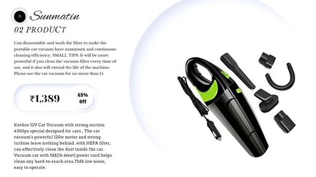 Top 5 - Best Car Vacuum Cleaner 2023 | Best Car Vacuum Cleaner 2023 смотреть онлайн