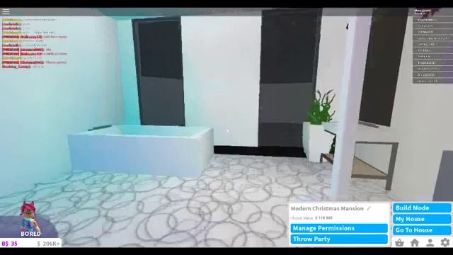 Modern Christmas Mansion Tour |Olivia Roblox Bloxburg смотреть онлайн