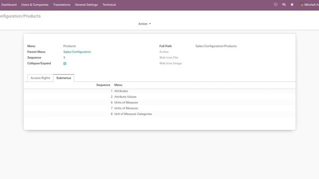 Collapse Menu In Odoo v12 смотреть онлайн